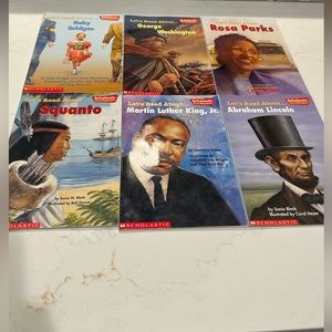 Let’s Read About…Scholastic First Biographies Readers Books set or 6